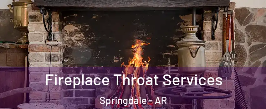  Fireplace Throat Services Springdale - AR
