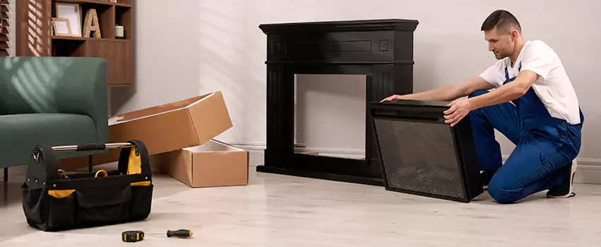 Old Rusted Metal Fireplace Repair And Replacement in Springdale, AR