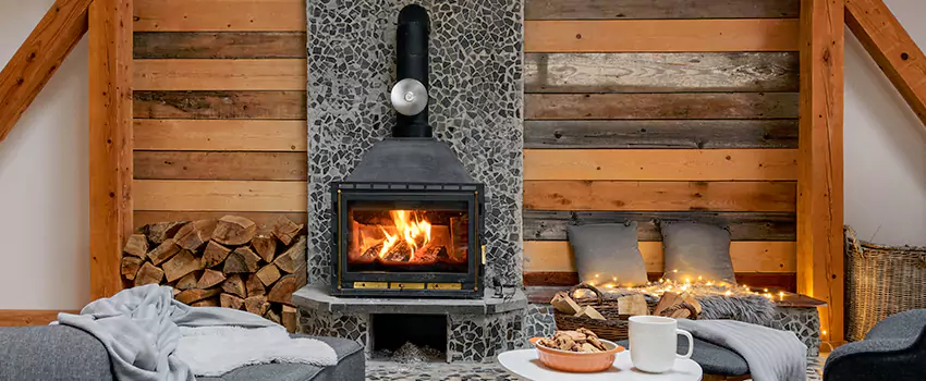 Thelin Hearth Products Direct Vent Gas Stove Fireplace Inspection in Springdale, Arkansas